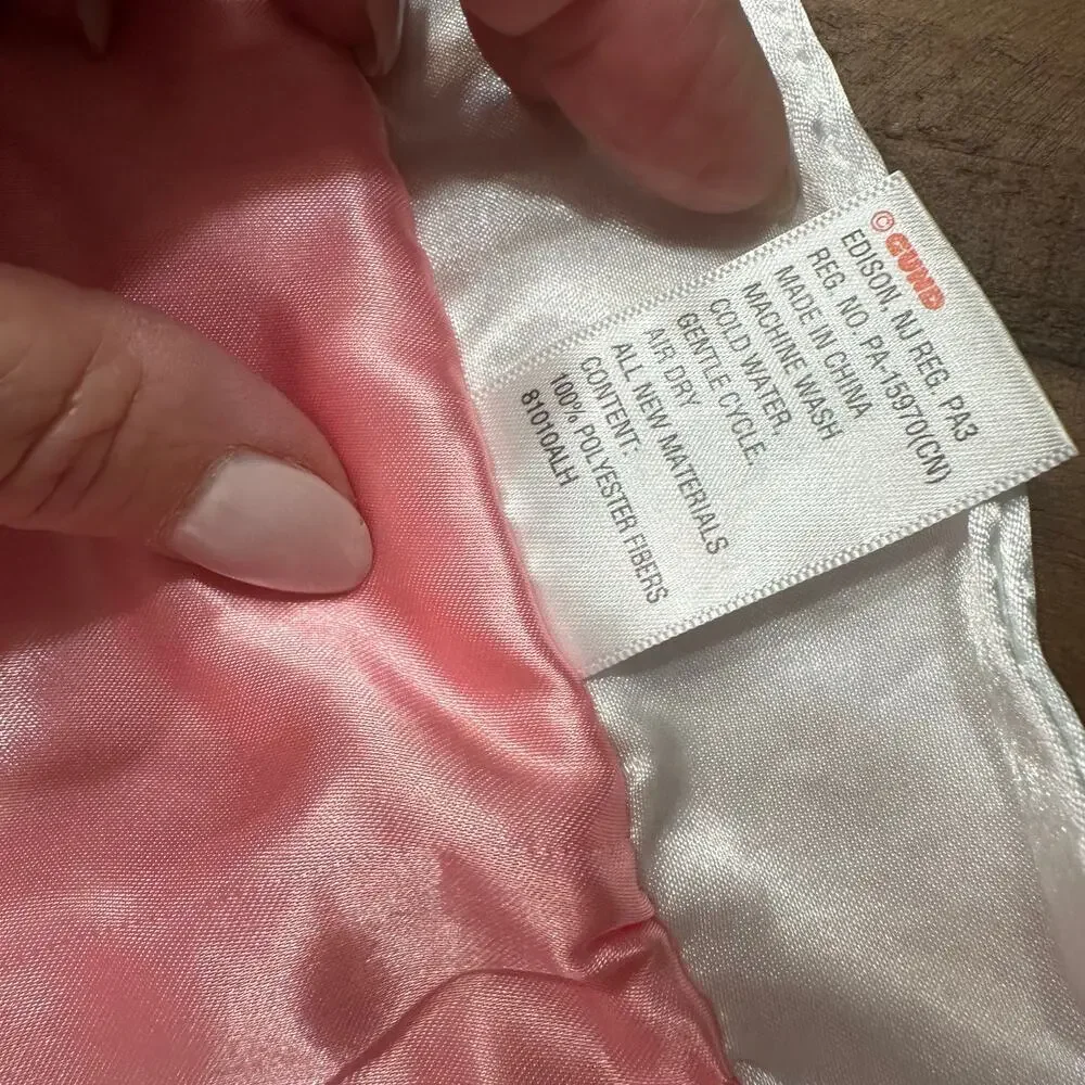 Baby Gund  Security Blanket Satin Soft Lovey Rabbit My First Bunny